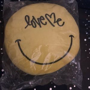 HAPPY SOCKS "💚 ME" EMOJI FACE PLUSH Pillow V RARE